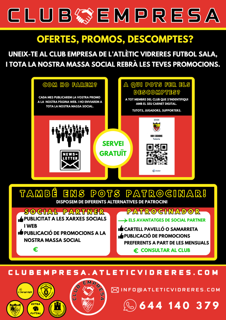 Club Empresa Atlètic Vidreres Futbol Sala